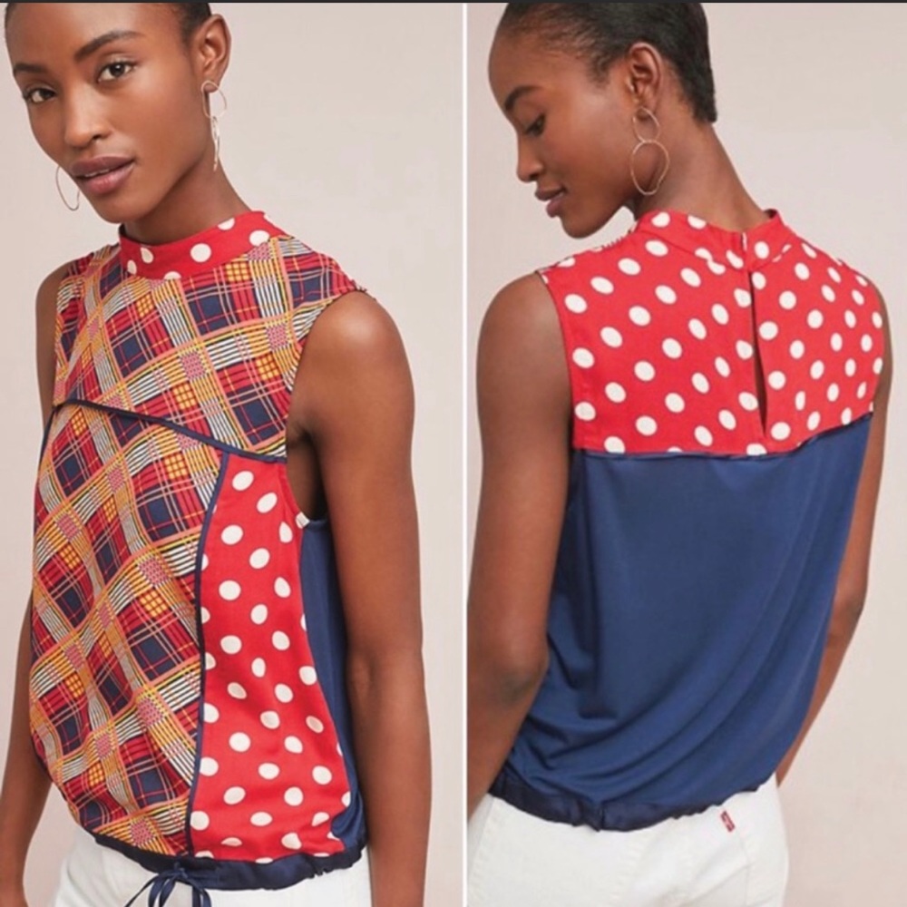 Anthropologie TINY Sleeveless Blouse